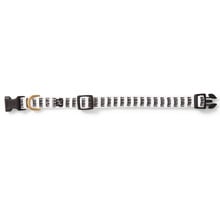 Black Mosaic Hemp Dog Collar